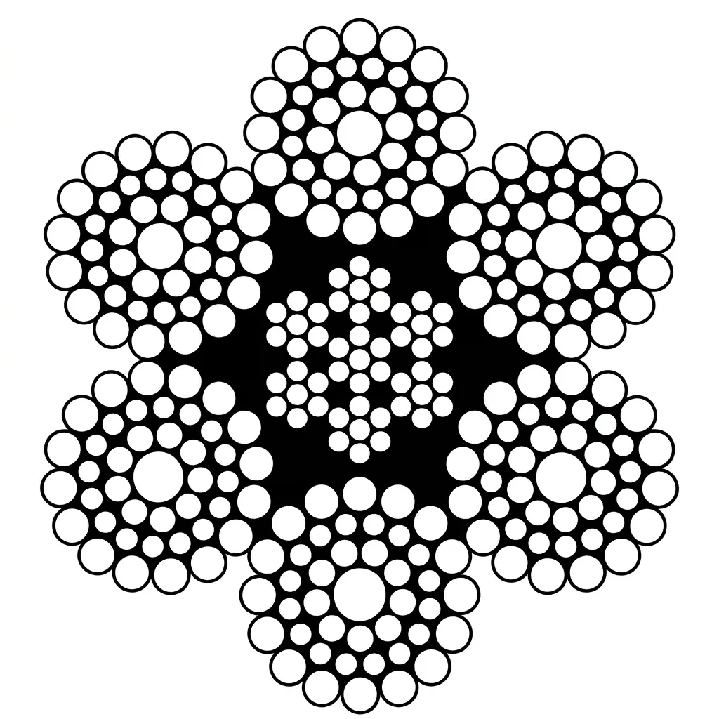 Cabo de Aço 6x36AA / 6x41AA Polido